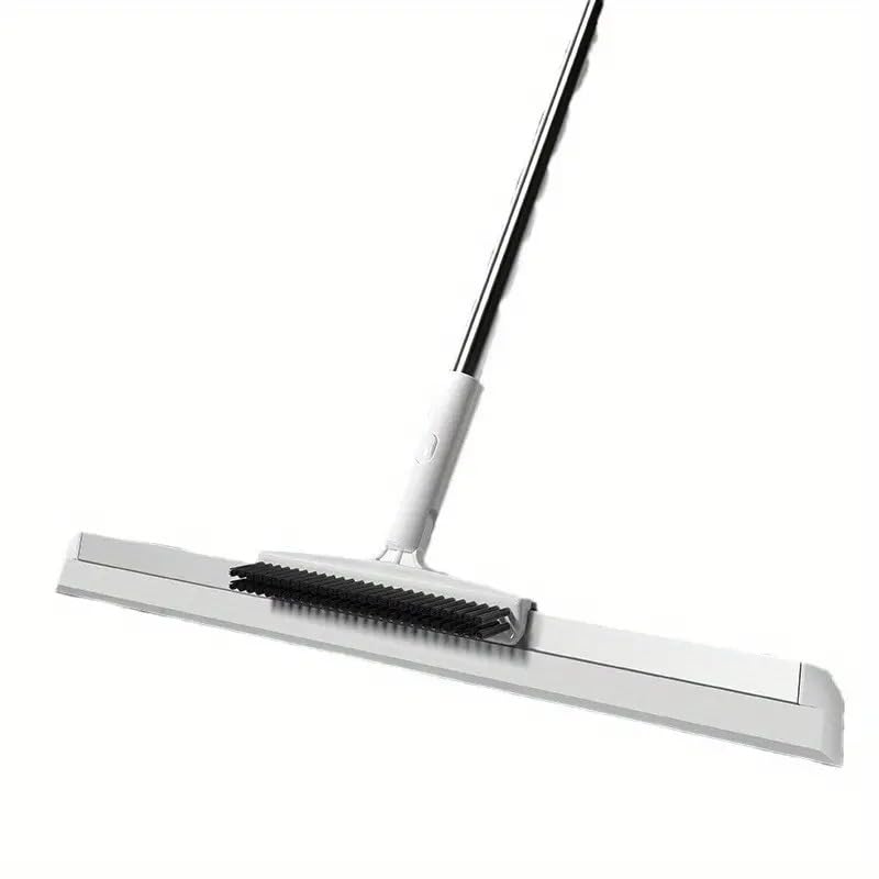 2 in 1 Floor Cleaner Brush Scapper with Wiper