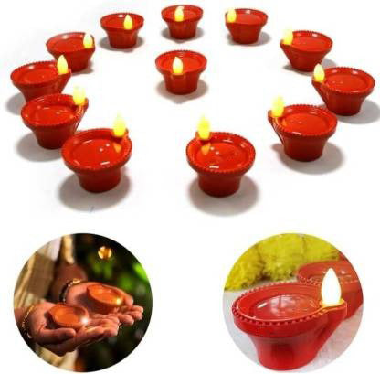 Water Sensor Led Tealights Candles Diyas