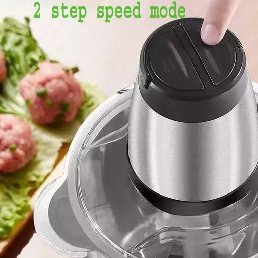 Stainless Steel Electric Meat Grinders with Bowl for Kitchen Food Chopper