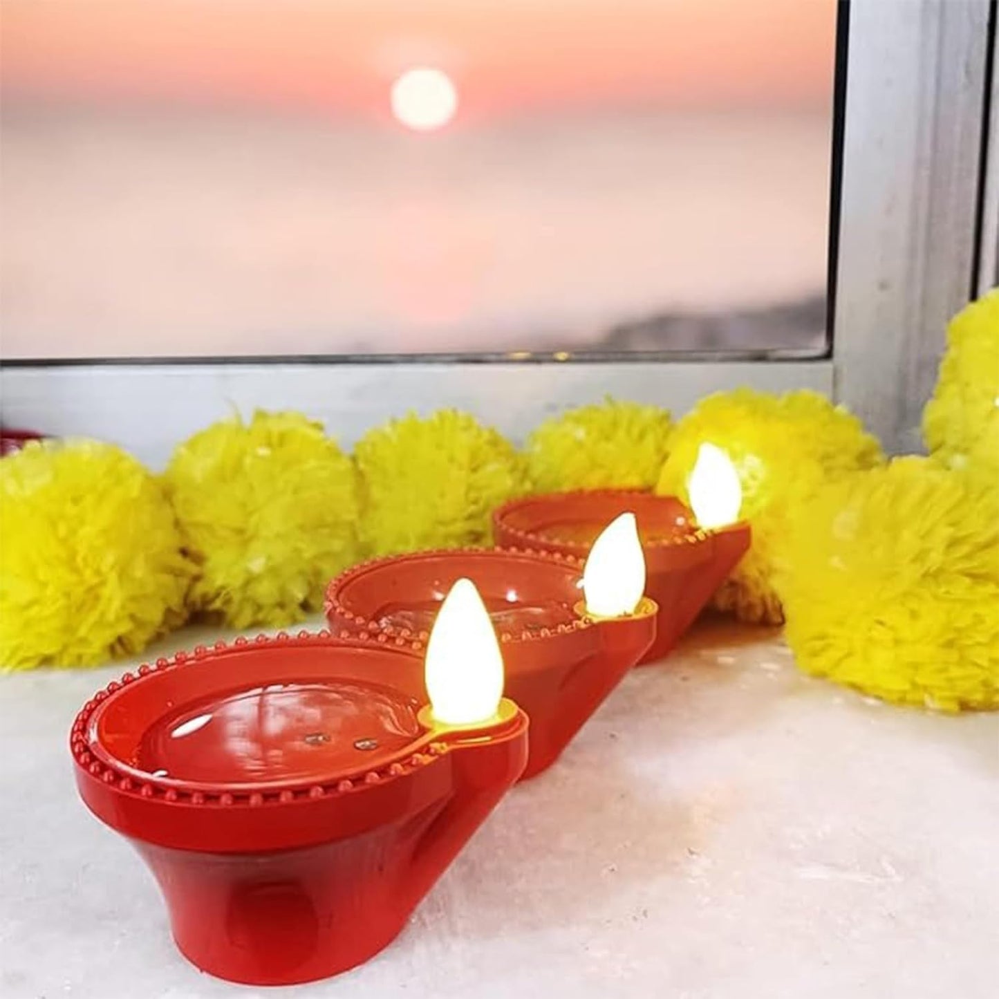 Water Sensor Led Tealights Candles Diyas