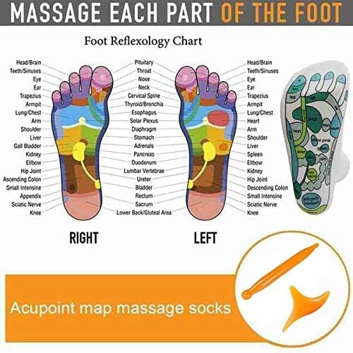 Acupressure Reflexology Socks For Women And Men (S M SIZE) Foot Massage Sock