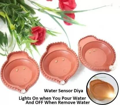 Water Sensor Led Tealights Candles Diyas