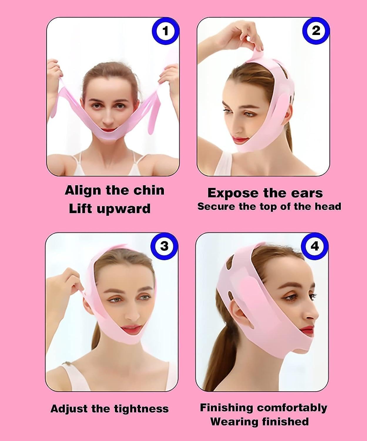 Silicone V Face Mask Face Lift Up Belt