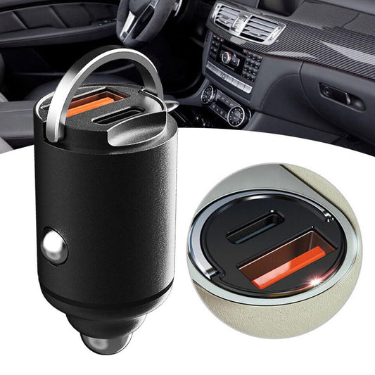 Metal Car Charger Pot | USB C Car Charger Super Fast Charging