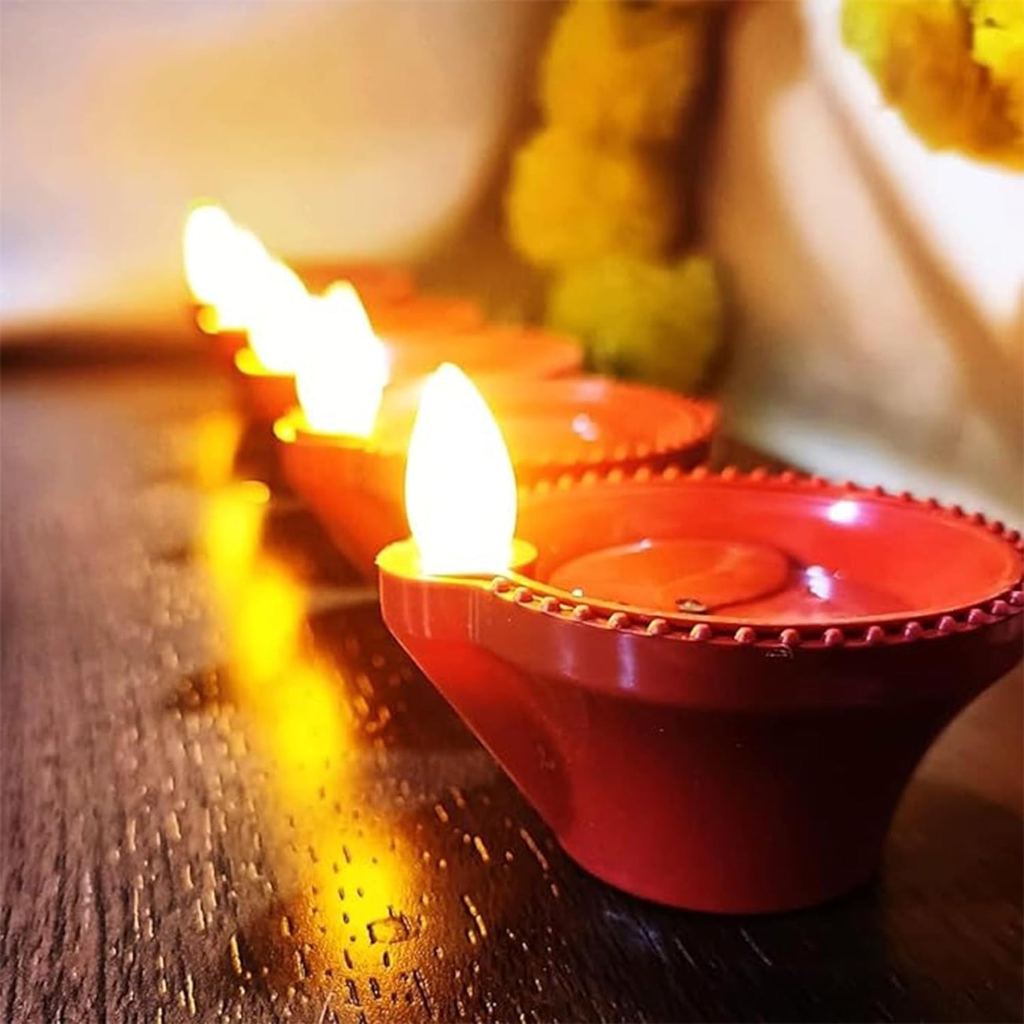 Water Sensor Led Tealights Candles Diyas