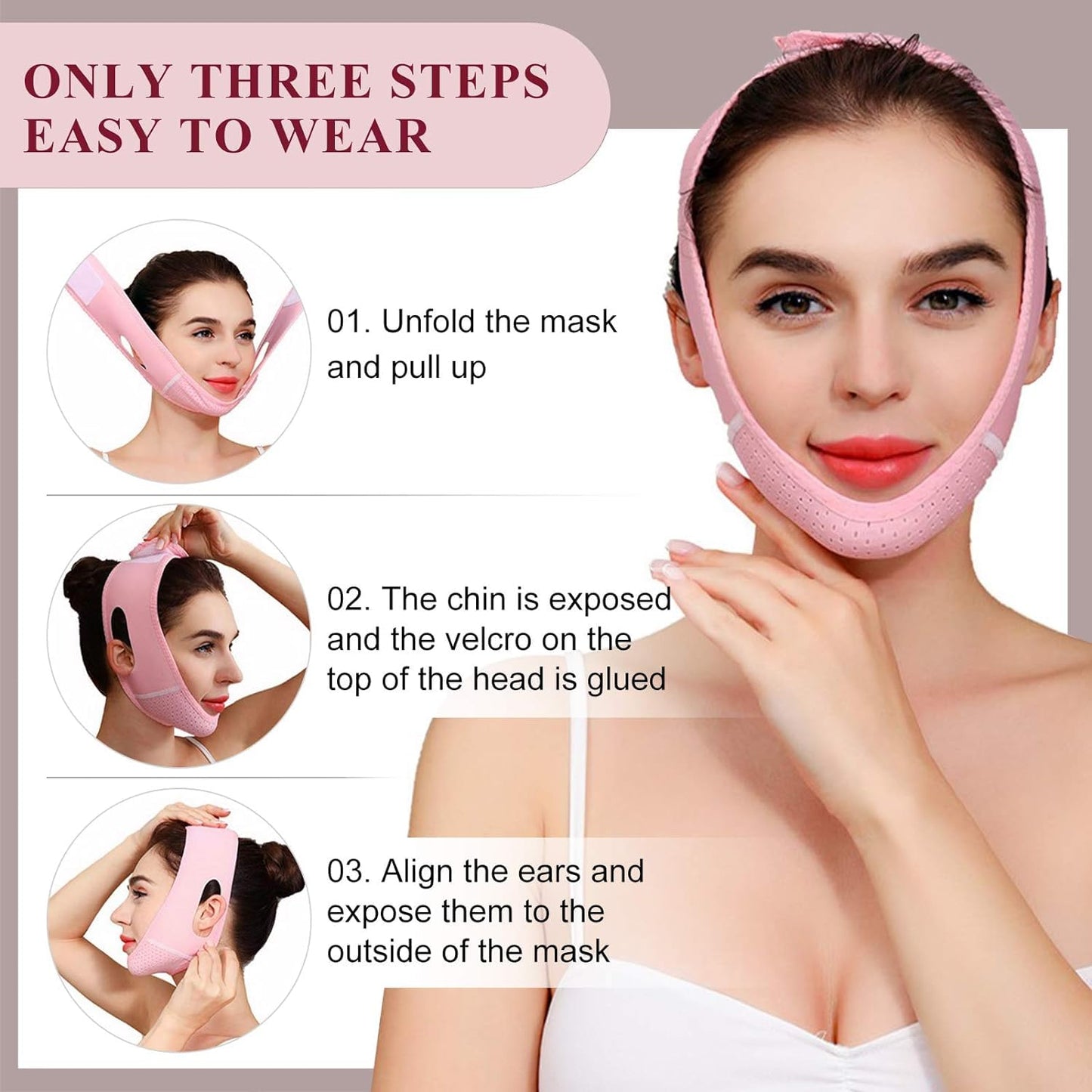 Silicone V Face Mask Face Lift Up Belt