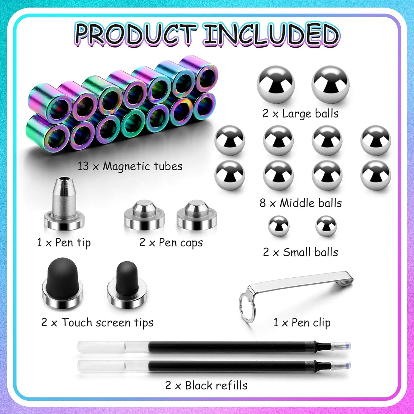 Magnetic Fidget Pen Toys For Boys Girls