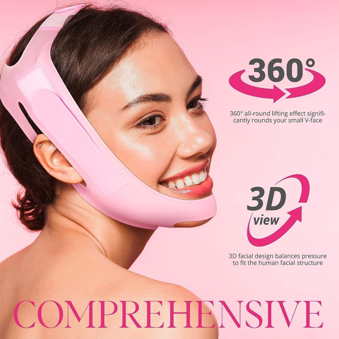 Silicone V Face Mask Face Lift Up Belt