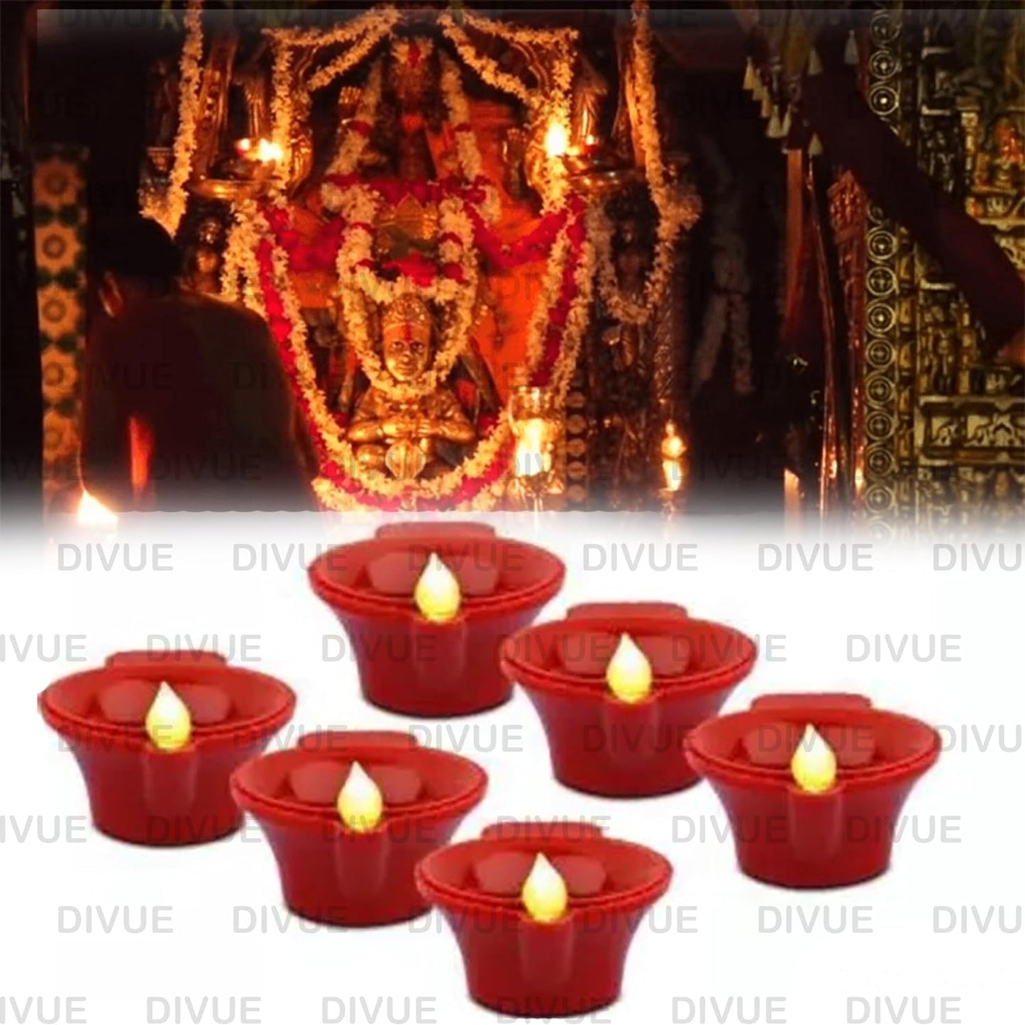 Water Sensor Led Tealights Candles Diyas