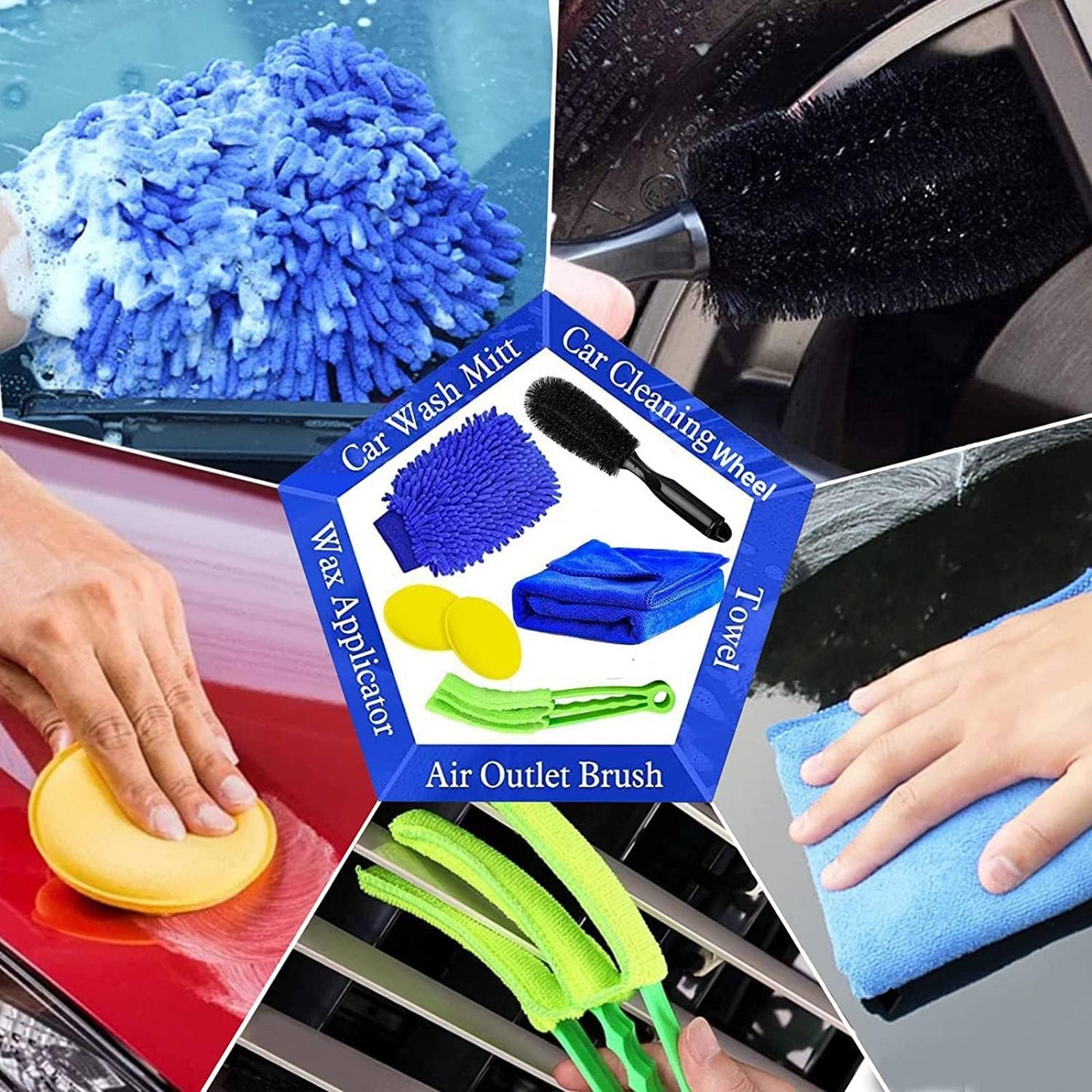 15 PCS Car Detailing Brush Set