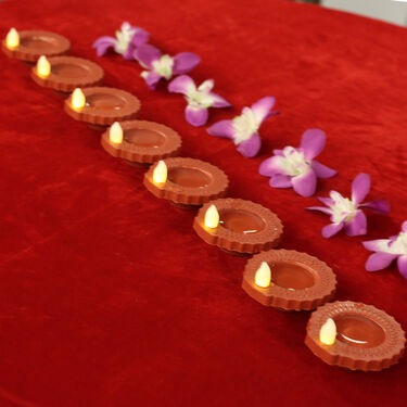 Water Sensor Led Tealights Candles Diyas