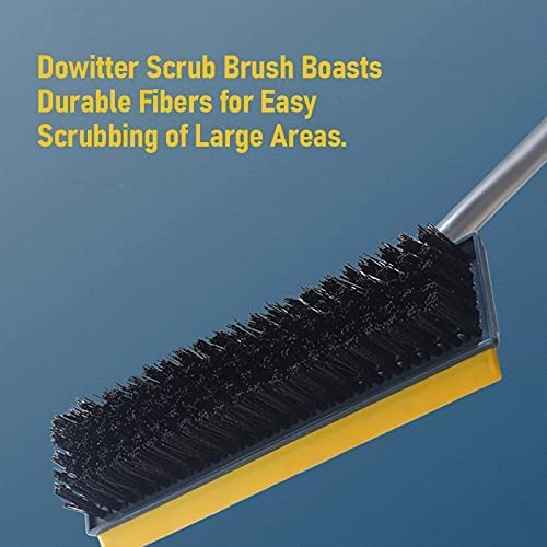 OPIL 2 in 1 Floor Scrub Brush with Long Handle,120° Rotating